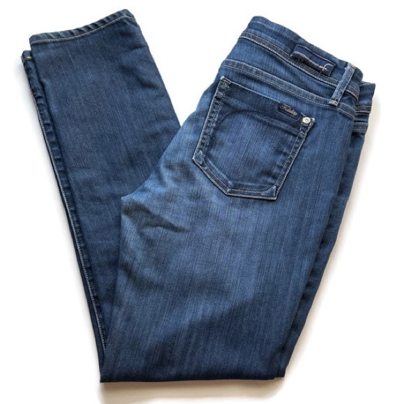 FIDELITY Stevie Mid Rise Straight Leg Viper Rinse Jeans Sz 28 - Picture 11 of 11